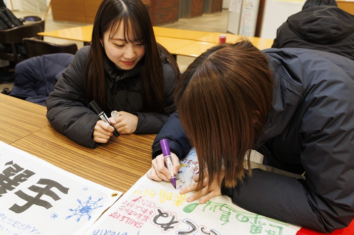 寄せ書き　札幌国際大学　オリンピック壮行会