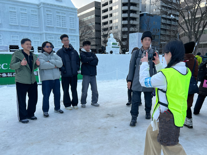 札幌国際大学　雪まつり　ボランティア　観光学部