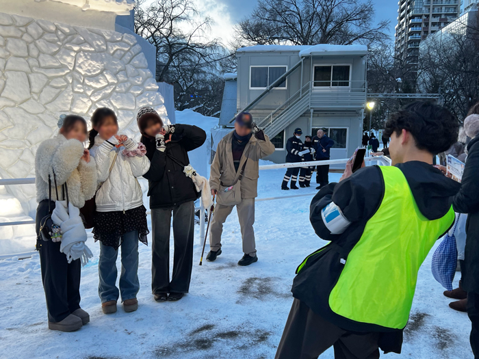 札幌国際大学　雪まつり　ボランティア　観光学部
