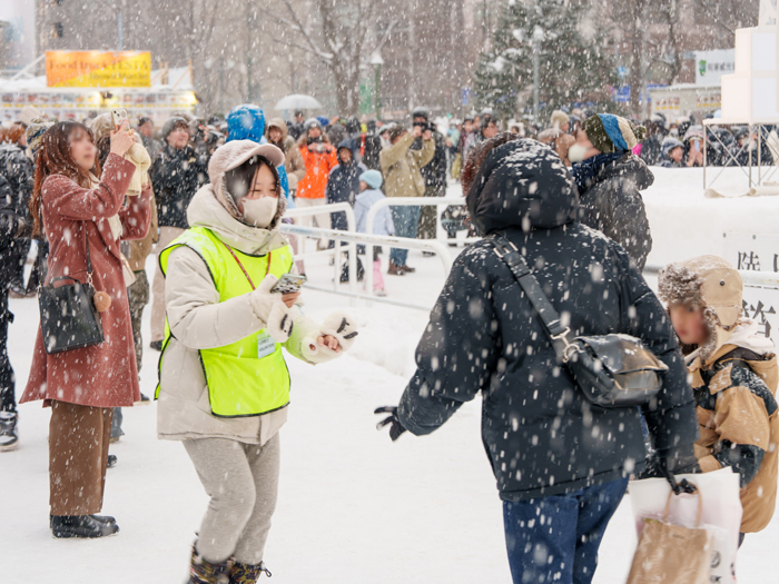 札幌国際大学　雪まつり　ボランティア　観光学部