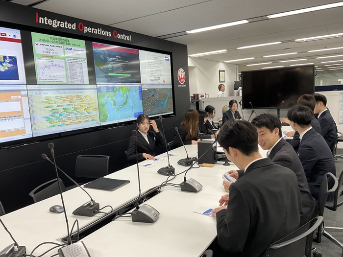 札幌国際大学　日本航空　航空演習　JAL　観光