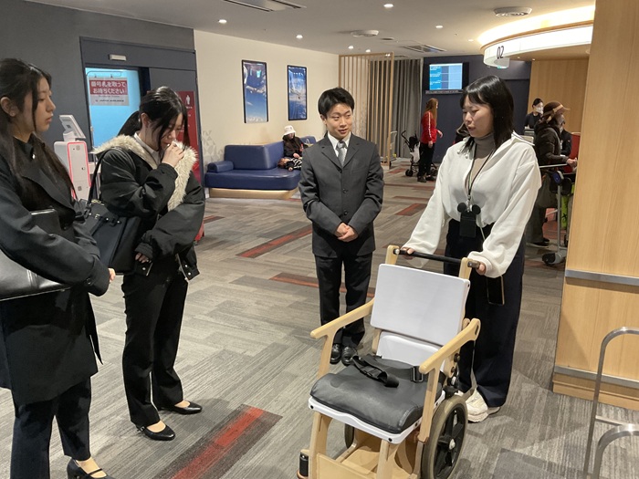 札幌国際大学　日本航空　航空演習　JAL　観光