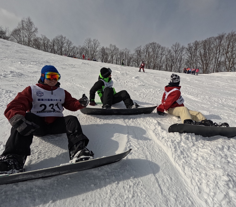 札幌国際大学　小樽朝里温泉スキー場　スノーボード