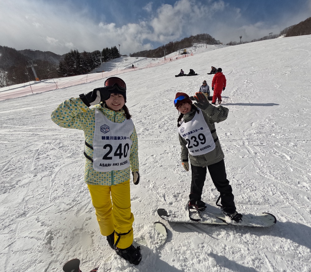 札幌国際大学　小樽朝里温泉スキー場　スノーボード