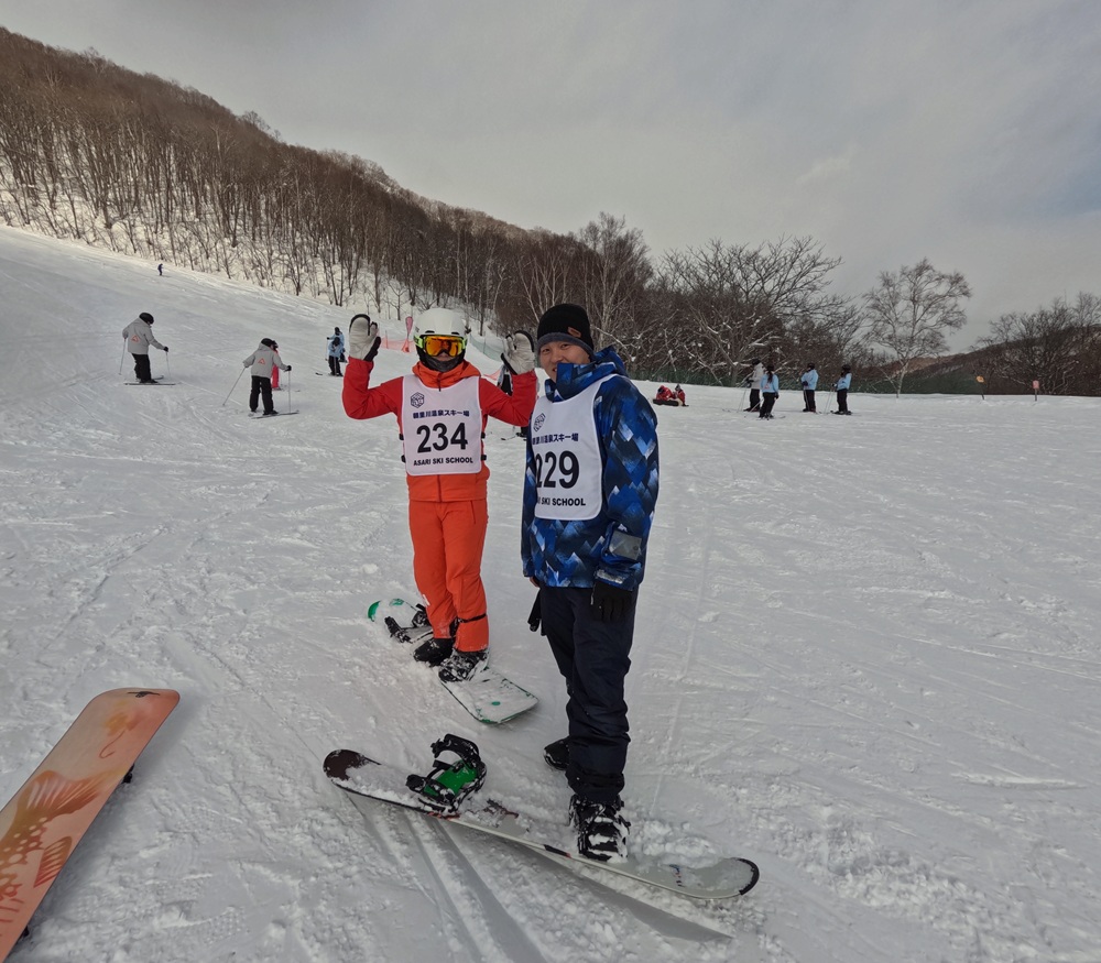 札幌国際大学　小樽朝里温泉スキー場　スノーボード
