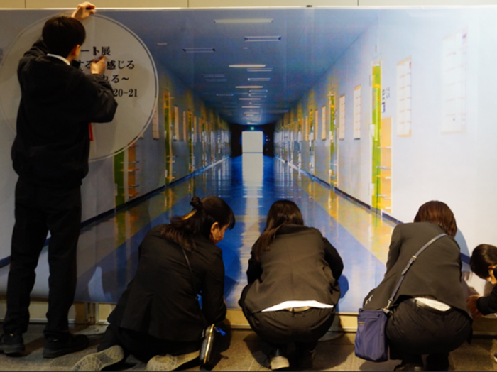 札幌国際大学　臨床心理　つなぐアート展