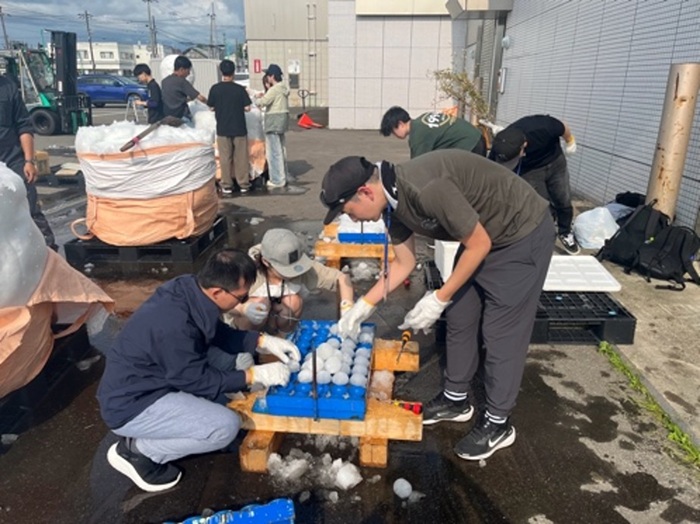 ほたるの里 夏のSNOWマラニック」の前日の準備