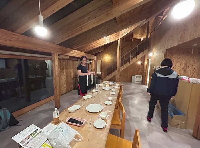 宿泊は美幌町の「エコハウス」