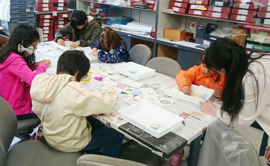 札幌国際大学大学祭（清麗祭）の体験学習・特別企画展示の様子